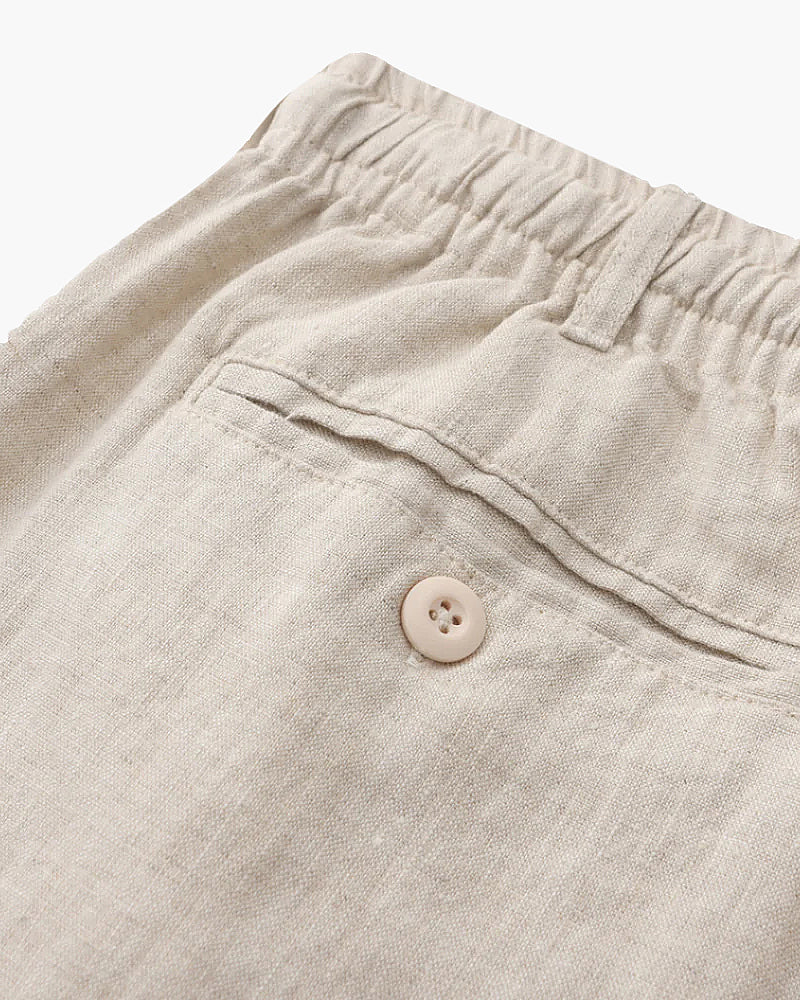 Casablanca – Premium Leinen-Shorts