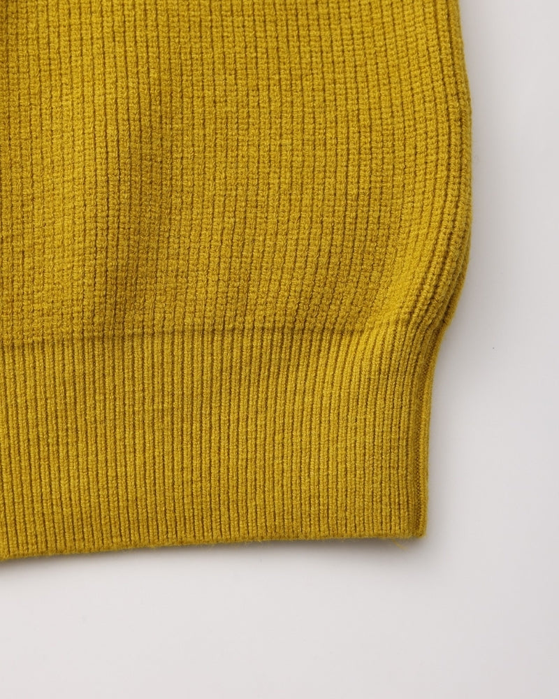 Eleganter Halb-Reißverschluss Strickpullover