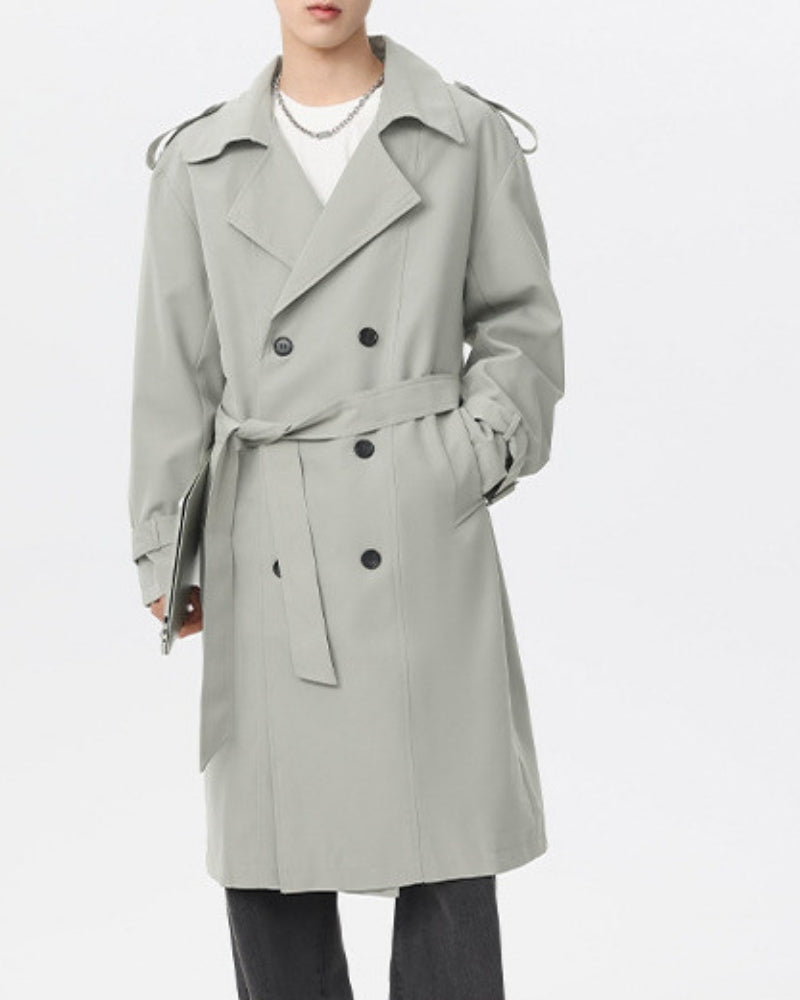 Klassischer Doppelreihiger Trenchcoat