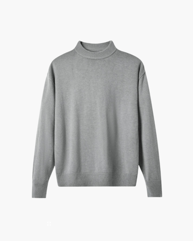 100% Premium Woll-Rollkragenpullover