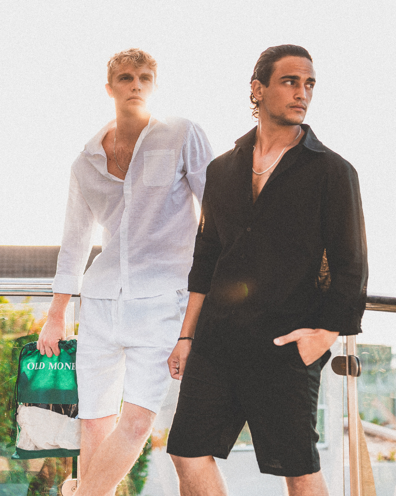 Casablanca – Premium Leinen-Shorts