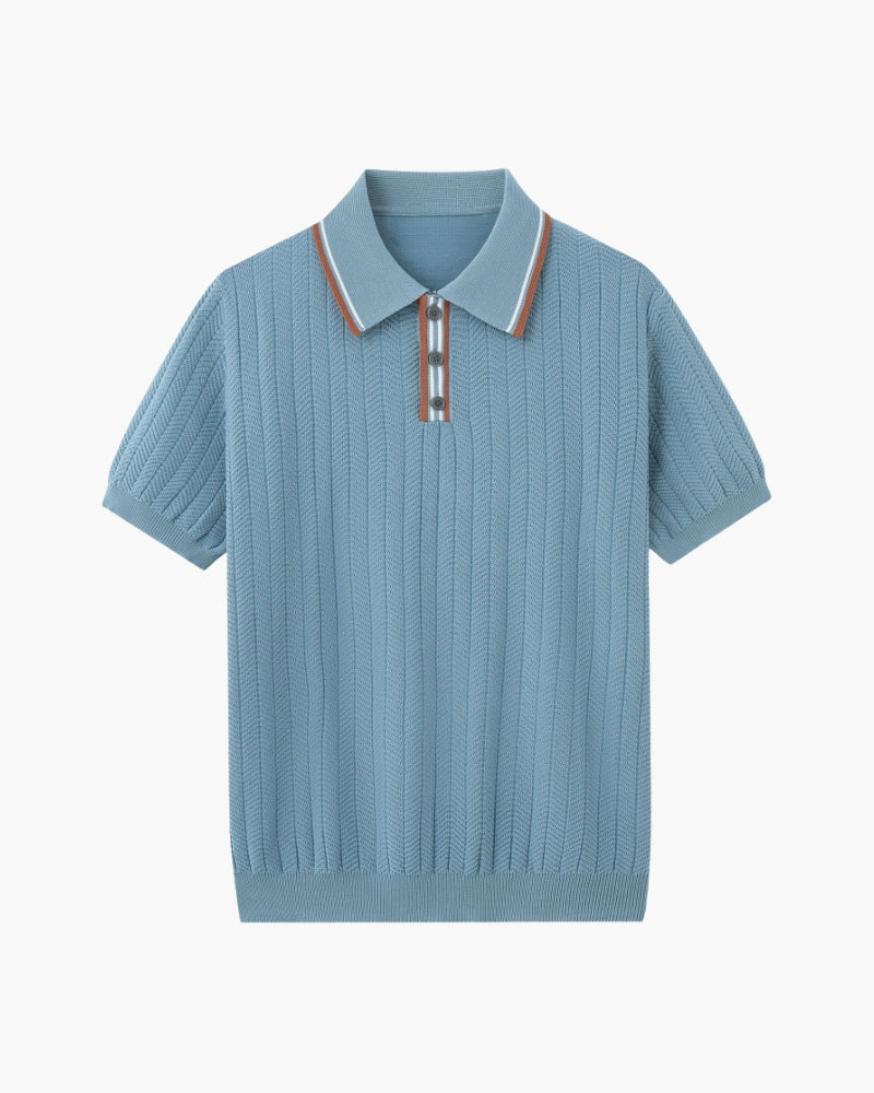 Ashford Strick-Poloshirt